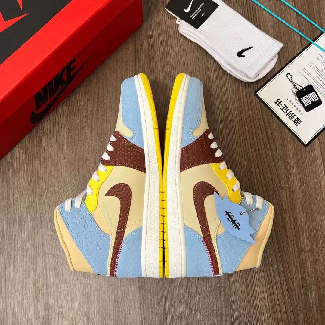 AJ1 Retro Mid SE x Maison Chateau Rouge 'Fearless'