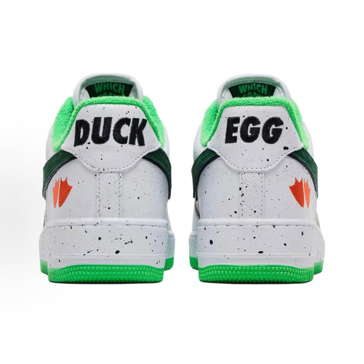 Nike  × DOAF Air Force 1 Egg or Duck White Green