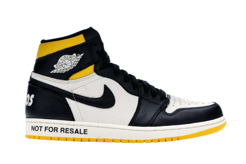 AJ1 Retro High "Not for Resale" Varsity Maize