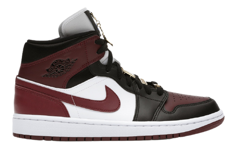 AJ1 Mid Black Dark Beetroot